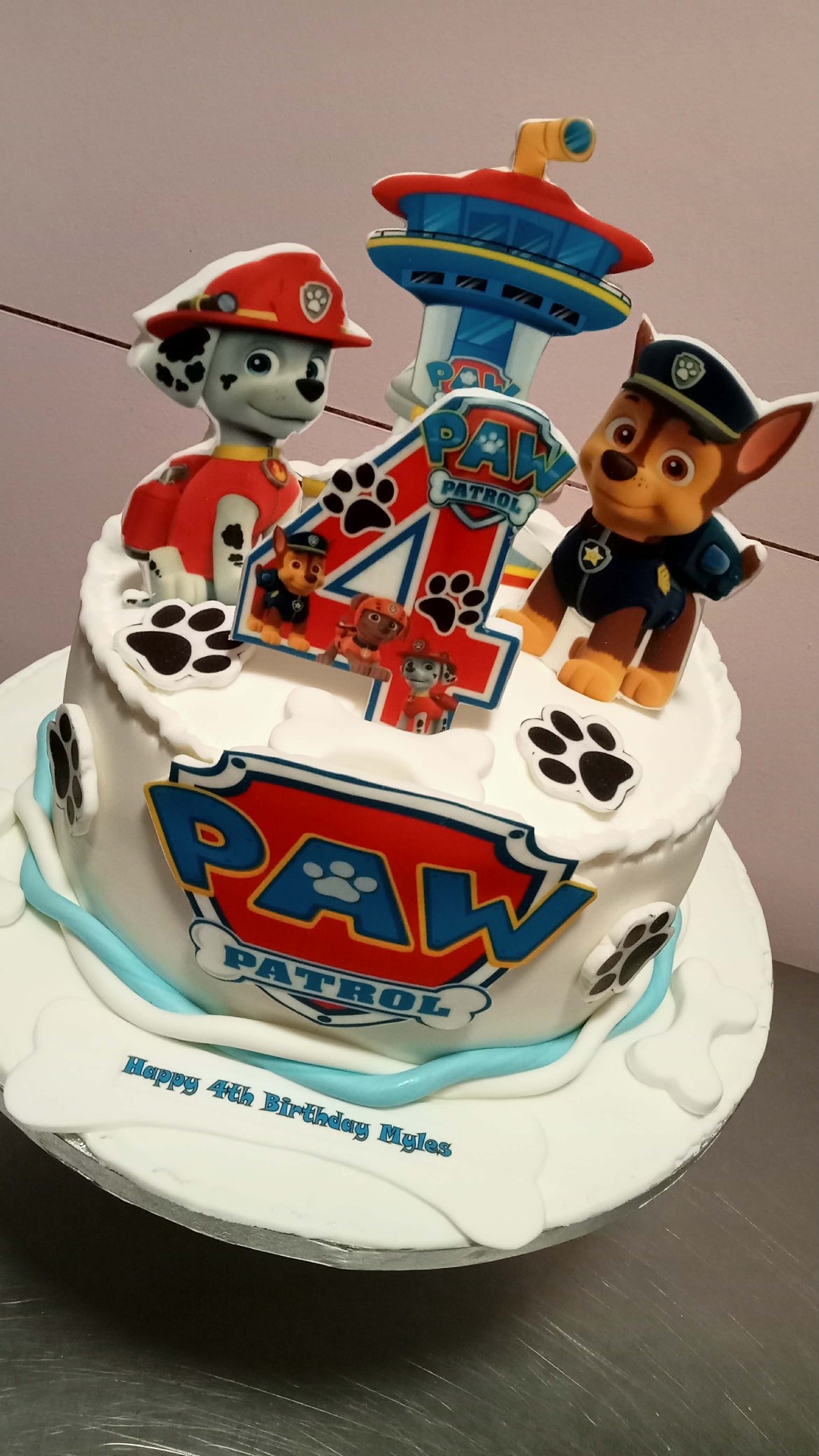 Paw Patrol Bones — Birthday cake design