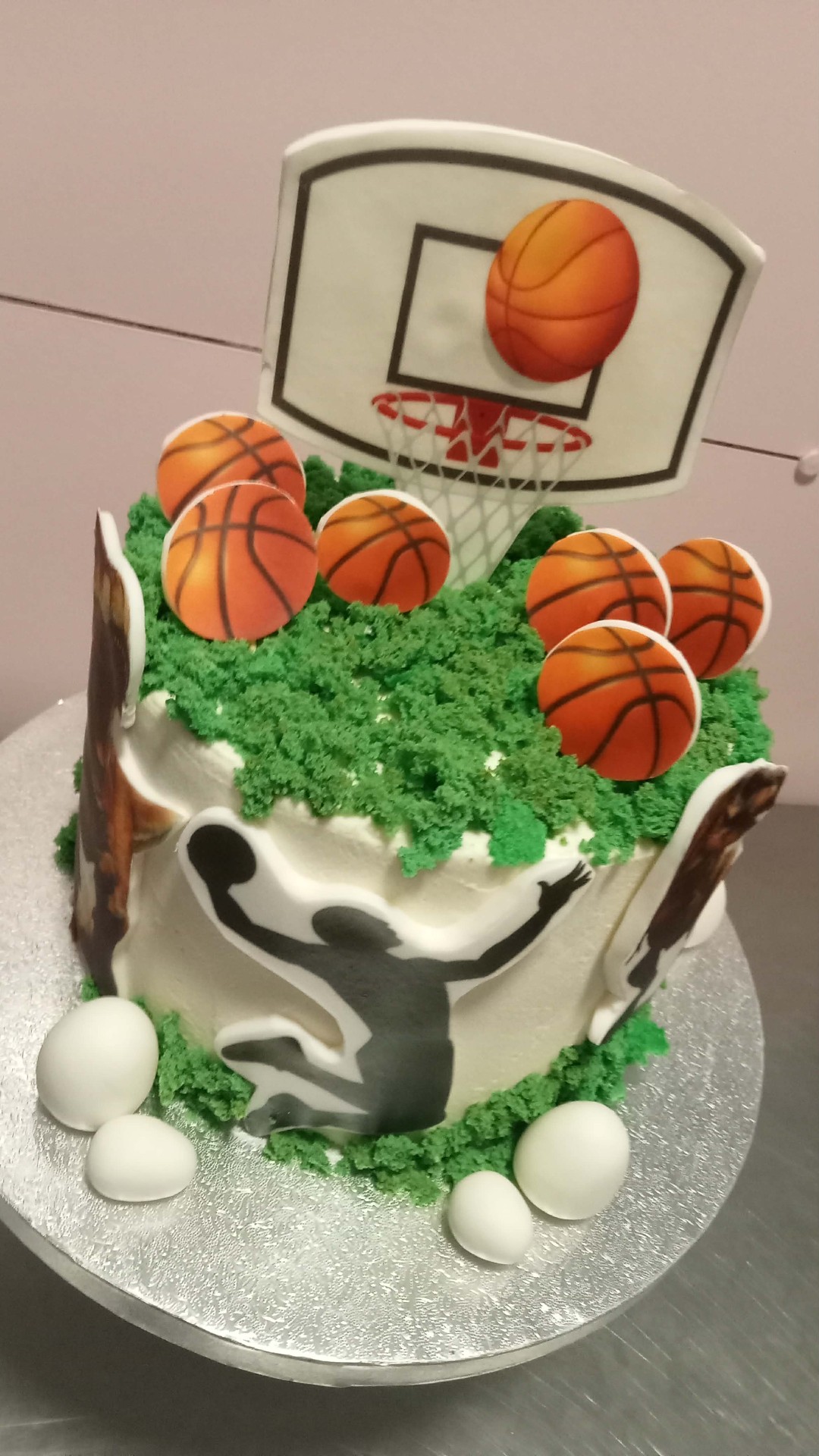 Basketball Slam Dunk — Birthday cake design