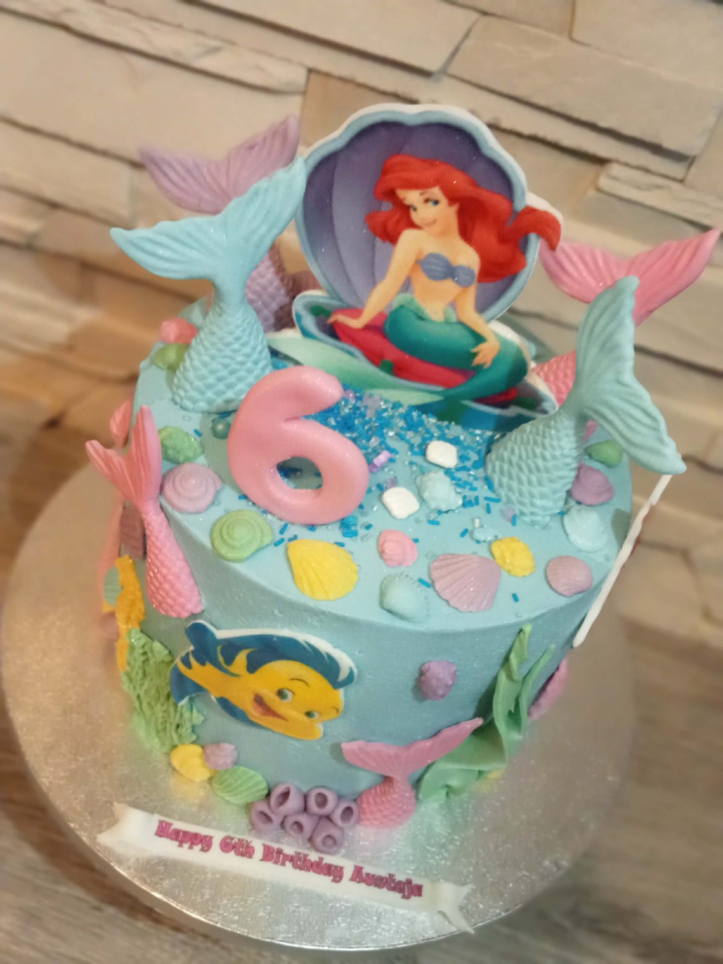 Little Mermaid Ariel — Birthday cake design